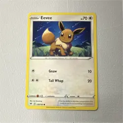 Eevee 130/185 Swsh04 Vivid Voltage 2020 Common Regular Pokemon TCG Card - Image 1