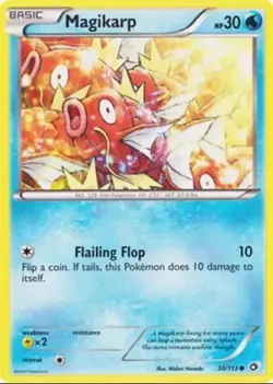 Magikarp 30/113 Pokemon Common Legendary Treasures Card NM - Image 1