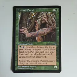 NM Hermit Druid Stronghold Mtg Magic the Gathering - Image 1