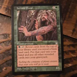 Hermit Druid - Stronghold - Magic (MTG) - Lightly Played - Regular Rare - Image 1
