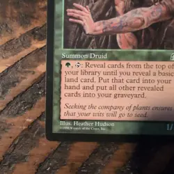 Hermit Druid - Stronghold - Magic (MTG) - Lightly Played - Regular Rare - Image 5