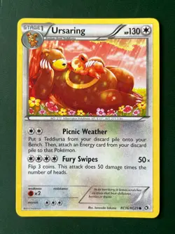 Ursaring RC16 Common Holo Legendary Treasures Pokemon 2013 LP/NM - Image 1