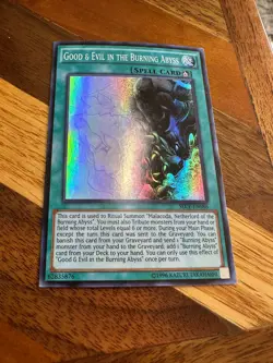 Good & Evil in the Burning Abyss SECE-EN086 Unl Edition Super Rare PL + BONUS - Image 1