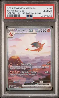 2023 Pokemon Mew 151 Charizard ex 199/165 - PSA 10 - Image 1
