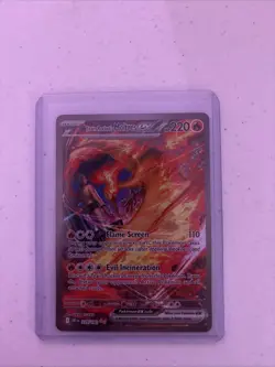 Pokemon TCG Team Rockets Moltres EX Holo Card 229/182 Sir Destined Rivals - Image 1