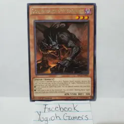 YUGIOH CAGNA MALEBRANCHE OF THE BURNING X3 ABYSS RARE LIGHT PLAYED - Image 1