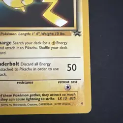 Pokemon Pikachu TCG - Pokemon First Movie Black Star Promo #4 Rare Vintage Card - Image 4