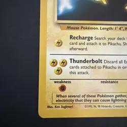 Pokemon Pikachu TCG - Pokemon First Movie Black Star Promo #4 Rare Vintage Card - Image 5