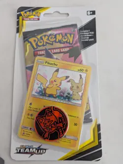 POKEMON SUN MOON TEAM UP BLISTER BOOSTER PACK NEW BOTH PIKACHU & MIMIKYU PROMO - Image 3