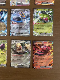 12 Pokemon Cards Mint Tcg Moltres Rayquaza Tyranitar Empoleon Rotom Scream Tail - Image 2