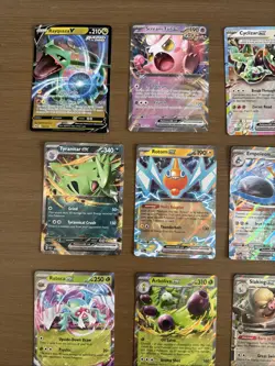 12 Pokemon Cards Mint Tcg Moltres Rayquaza Tyranitar Empoleon Rotom Scream Tail - Image 4