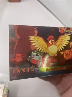 Better Than Ever #56 Holo Foil Pikachu's Vacation Black Logo 1999 Pokemon Topps - Image 2