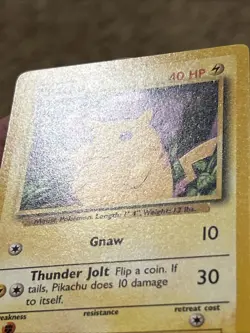 Pokemon Pikachu 058/102 Base Set Regular (Never Played) *Near Mint* - Image 2