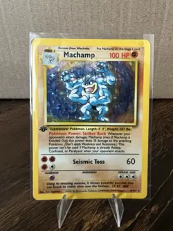 Pokemon Machamp 8/102 Deck Exclusives 1st Edition Holo Rare 100 HP English - Image 1