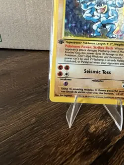 Pokemon Machamp 8/102 Deck Exclusives 1st Edition Holo Rare 100 HP English - Image 5