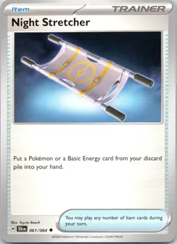 Night Stretcher 061/064 UC Shrouded Fable Pokemon Near Mint - Image 1