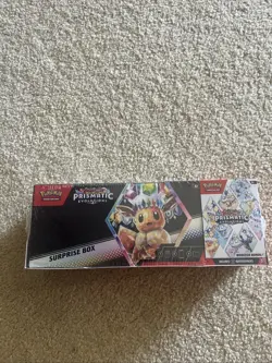Pokemon TCG Prismatic Evolutions Surprise Box & Booster Bundle Sams Club SEALED - Image 1