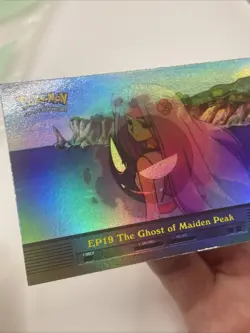 Topps Pokemon EP19 Ghost Of Maiden Peak 2000 Series 2 Rainbow Foil Blue LP - Image 2