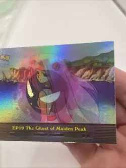 Topps Pokemon EP19 Ghost Of Maiden Peak 2000 Series 2 Rainbow Foil Blue LP - Image 3