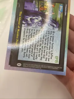 Topps Pokemon EP19 Ghost Of Maiden Peak 2000 Series 2 Rainbow Foil Blue LP - Image 5