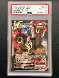 Pokemon Umbreon VMAX TG23/TG30 Brilliant Stars Trainer Gallery Ultra Rare PSA 10 - Image 1