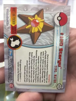 2000 Topps Pokemon TV Animation Edition Series 3 Non Holo #120 Staryu - Image 4