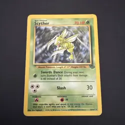 Pokemon TCG Scyther Jungle 26/64 Regular Unlimited Rare - Image 1