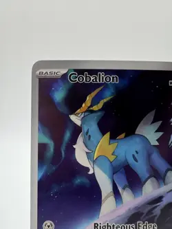 Cobalion 144/086 Illustration Rare IR - Pokemon TCG Sv: Black Bolt - NM - Image 2