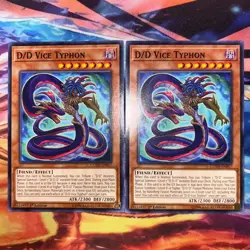 2x (M/NM) D/D Vice Typhon 2x- COTD-EN017 - Common - 1st Edition YuGiOh - Image 1