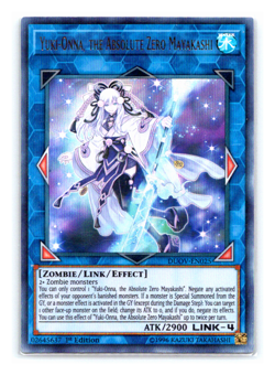 Yuki-Onna, the Absolute Zero Mayakashi DUOV-EN025 Ultra Rare 1st Edition Yugioh - Image 1