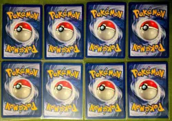 1999 Pokemon TGC English 1 st Ed Holographic Cards. Set of 7 + non-holo, New - Image 2
