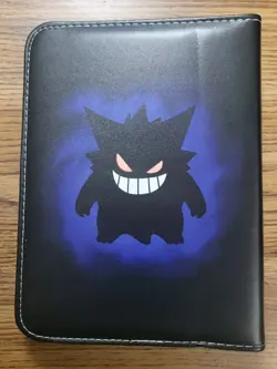 Pokemon TCG Gengar Haunter Gastly Zip Up 50 pages Holds 400 Card Binder New! - Image 3