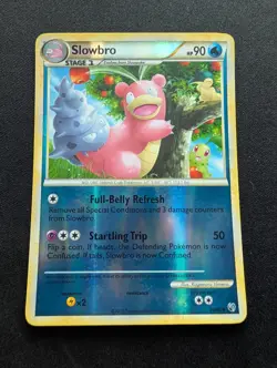 M/NM Pokemon Slowbro Reverse Holo Card 38/90 Undaunted - Image 1
