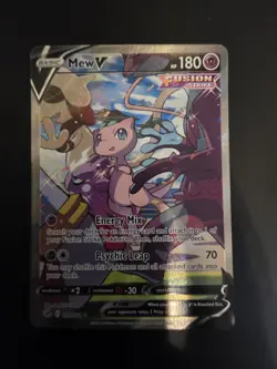 Pokemon TCG Fusion Strike Mew v Holo Alternative Art Ultra Rare Card 251/264 NM - Image 1
