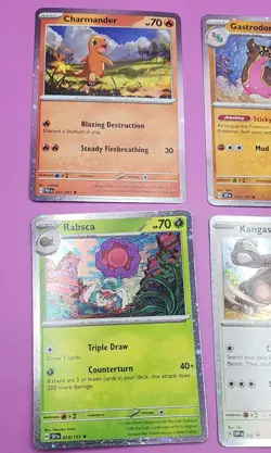 Pokemon Cosmos Holo Lot (6 Cards) Charmander Gastrodon Kangaskhan Tadbulb - Image 3