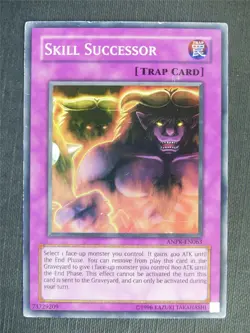 Skill Successor ANPR Super Rare played - Yugioh Cards #2AO - Image 1