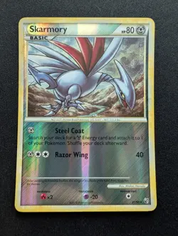 M/NM Pokemon Skarmory Reverse Holo Card 21/90 Undaunted - Image 1
