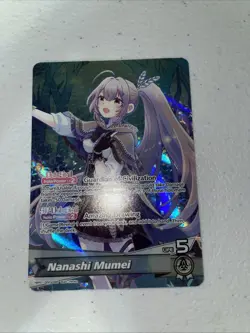 Hololive Nanashi Mumei OSR hBP01-002 OSR EN English Blooming Radiance Card - Image 1
