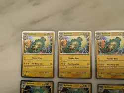 POKEMON BELLIBOLT SVP 094 PROMO BLACK STAR COSMOS HOLOFOIL CARD 10 Card Lot - Image 5