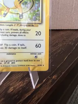 Pokemon Raichu Base Set Holo Rare 14/102 1999 Wizards Copyright 80 HP English - Image 4