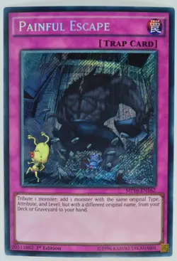 Yugioh Painful Escape MP16-EN162 Secret Rare 1st Edition - Image 1