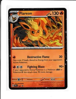 Pokemon TCG - Prismatic Evolutions - Flareon (167) Black Star Promo - Cosmos - Image 1
