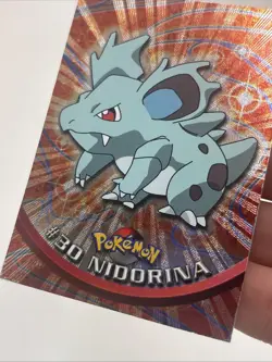 Topps Pokemon #30 Nidorina Black Logo Foil Holo LP Free Shipping! - Image 2