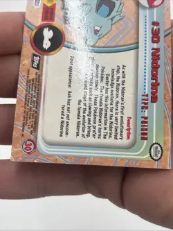 Topps Pokemon #30 Nidorina Black Logo Foil Holo LP Free Shipping! - Image 5