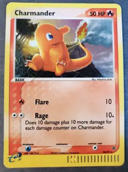 Charmander 98/97 -Pokemon TCG Secret Rare - Holo - E Reader 2003 Light Play+ - Image 1