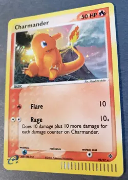Charmander 98/97 -Pokemon TCG Secret Rare - Holo - E Reader 2003 Light Play+ - Image 5