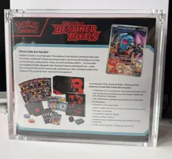 Destined Rivals Pokemon Center Elite Trainer Box ETB ~ Sealed in Acrylic Case 🔥 - Image 3