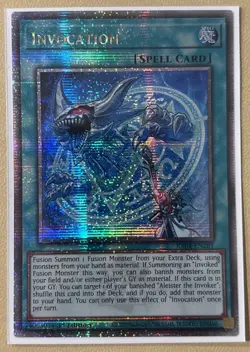 Yu-Gi-Oh! Invocation RA04-EN281 Quarter Century Secret 1st Ed - Image 1