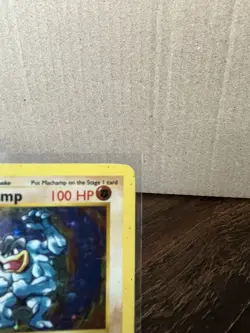 Pokemon Machamp 8/102 Base Set Holo Rare 1st Edition 1999 100 HP English - Image 3
