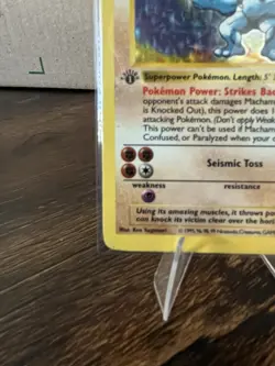 Pokemon Machamp 8/102 Base Set Holo Rare 1st Edition 1999 100 HP English - Image 5